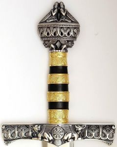 Schwert Friedrich I. Barbarossa Rotbart Silber Der Griff