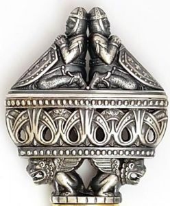 Schwert Friedrich I. Barbarossa Rotbart Silber Der Knauf