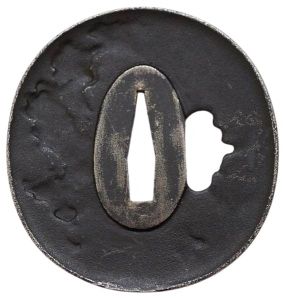 tsuba andere seite Oni Bainite Katana von Hanwei Schmiede Paul Chen