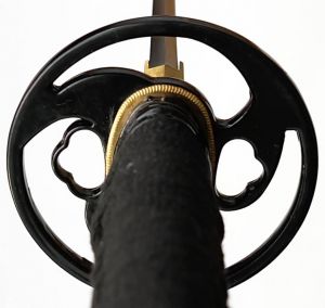 Tsuba Iratsuko Katana mit Spezial Hamon Nokogiri Ba