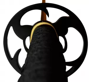 Tsuba Katana- Samuraischwert  Ninko mit Gomai aufbau