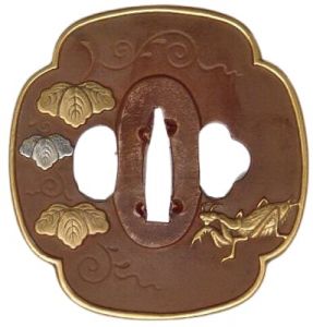 Tsuba Praying-Mantis-Katana-by-Paul-Chen-SchwertShop-SH2359