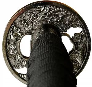 Tsuba Tennō Himmlischer Herrscher Katana