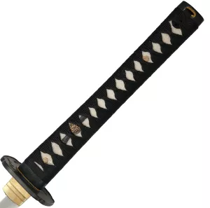 Tsuka Bishamonten Japans Gott des Krieges Katana Samuraischwert mit Gravur