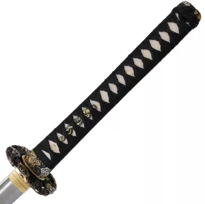 Tsuka Tamahagane Katana mit Soshu Kitae + gefaltet