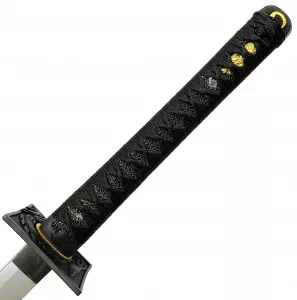 Tsuka Ninja Schwert Meister Kukishinden mit echter Hamon