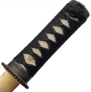 Tsuka Panther Tanto aus Damast- gefaltet