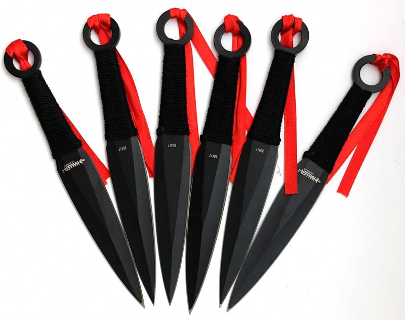 Die Klingen Wurfmesser set 6 tlg. kaufen im Kunai-Stil