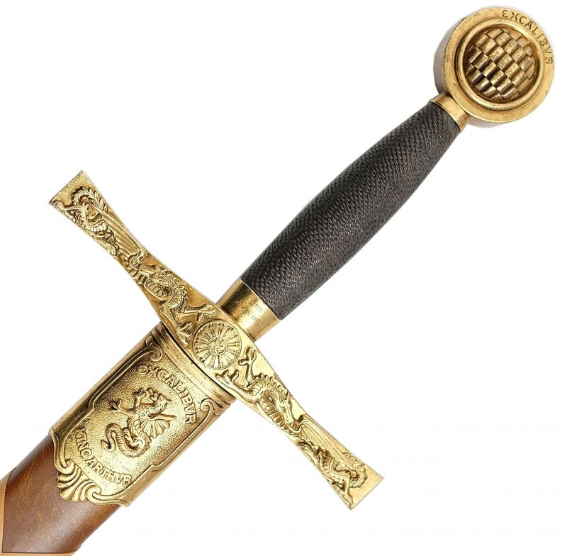 Der Griff Excalibur Schwert König Arthurs