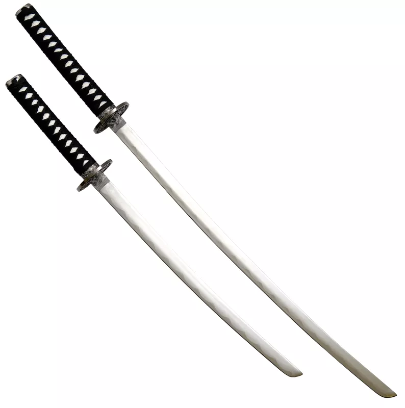 Klinge Samuraischwert 2er Set Weißer Drache