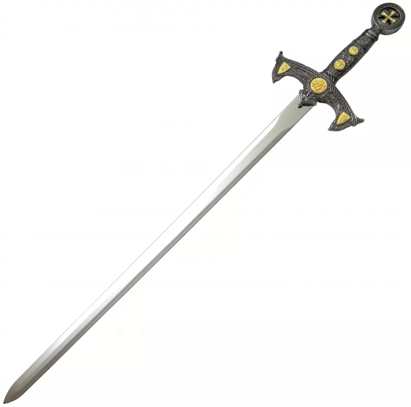 Klinge Tempelritterschwert mit Schwertscheide