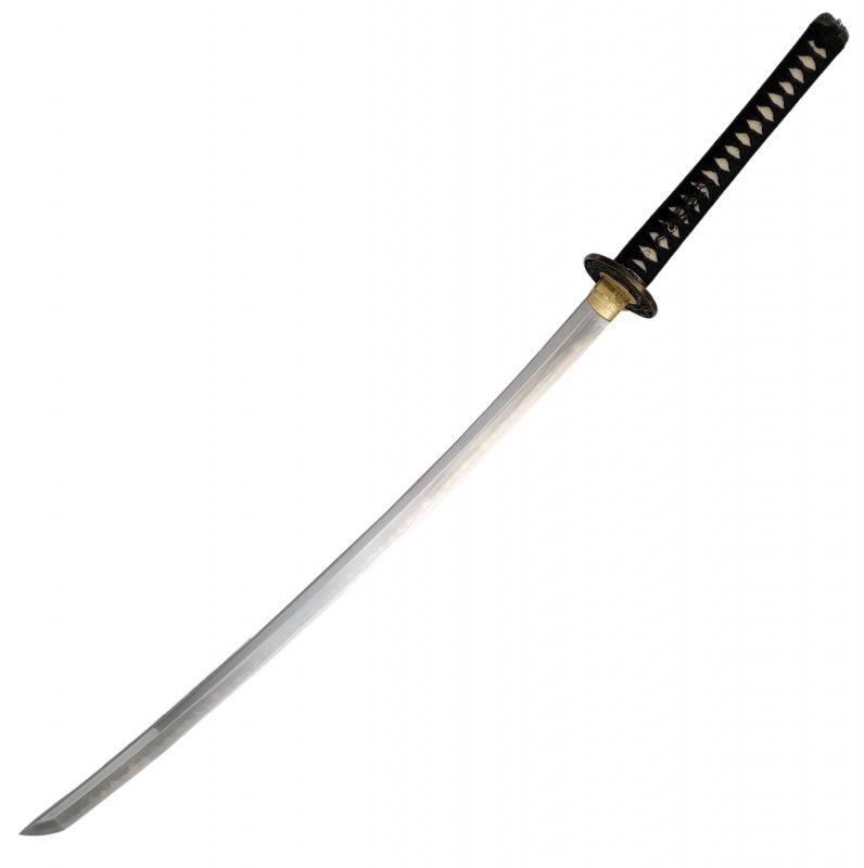 ohne saya Shiro Katana- Samuraischwert Drache + Soshu Kitae