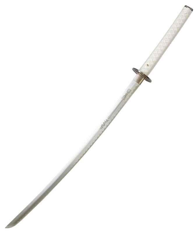 ohne saya Iron Fist Samurai Katana von Colleen Wing weißes Schwert