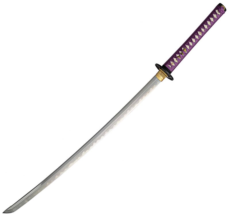 ohne Saya Nakamikado Samuraischwert- Katana + Soshu Kitae + gefaltet