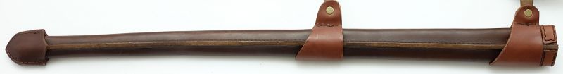 Schwertscheide mit verziertem Gehänge für Einhandschwert rückseite