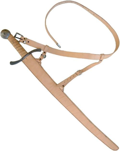 Schwertscheide Schwertgehänge für Falchion