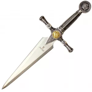 Freimaurer Dolch in silberfarben von Marto