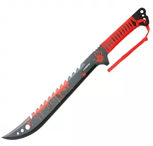 Machete blutrot Anti Zombie