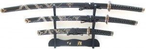 Schwerterset Drachen Samurai Katana