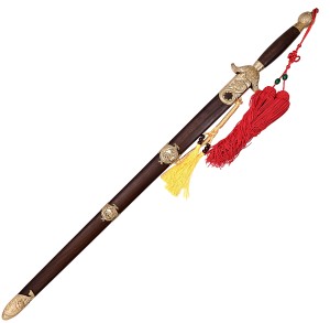 Tai Chi Schwert aus Damast- gefaltet, Kaiser Han Gaozu