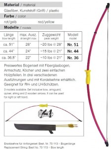 Glasfiberbogen START UP 10 bis 2...