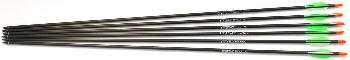 Easton Carbonpfeil 340 Power Flight als 6-er Pack Easton Carbonpfeil 340 Power Flight als 6-er Pack