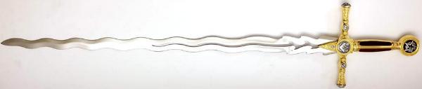 Freimaurer Meisterschwert Schwert mit Flammenklinge Meisters Grad Freimaurer Meisterschwert Schwert mit Flammenklinge Meisters Grad