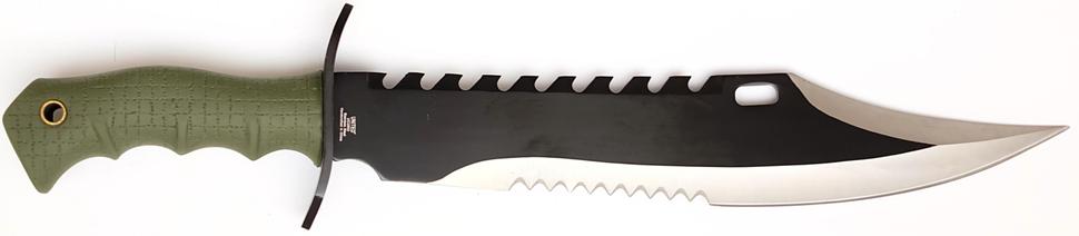 Kampfmesser Marine Force Recon Sawback Bowie rückseite Kampfmesser Marine Force Recon Sawback Bowie rückseite