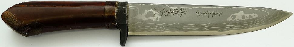 Saji Hocho Kirschrinde Japan Jagd Outdoor Damast Messer kaufen mit gefalteter Klinge Saji Hocho Kirschrinde Japan Jagd Outdoor Damast Messer kaufen mit gefalteter Klinge