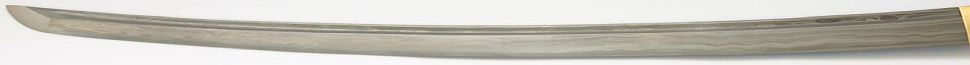 Samurai Katana in Shirasaya Schwarz aus Damast- gefaltet, Schwert Manabu