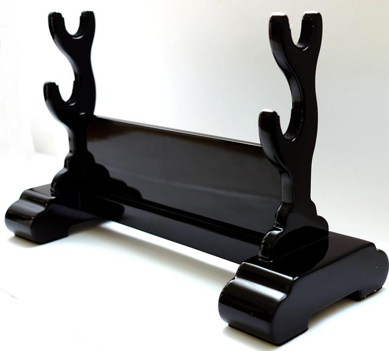 Udekit Samurai Schwertständer - Holz Display Für Katana & Cosplay Waffen (2 Ebenen)