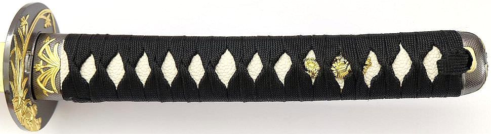 Samuraischwerter kaufen Lotus Katanaset schwarz