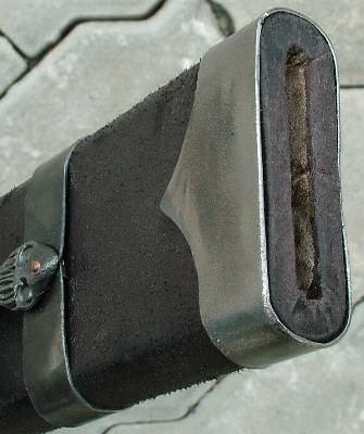 Schwertscheide kaufen aus Holz mit Lederbezug günstig kaufen