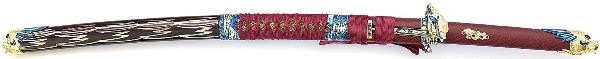 Serie Arrow Schwert kaufen von Tatsu Yamashiro Doppel Drachenkopf Rot Samurai Katana Serie Arrow Schwert kaufen von Tatsu Yamashiro Doppel Drachenkopf Rot Samurai Katana