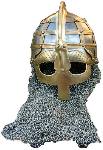 Wikingerhelm kaufen Vendelzeit- Helm mit Kettenbrünne Wikingerhelm kaufen Vendelzeit- Helm mit Kettenbrünne