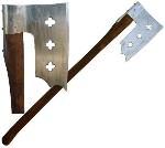 Zweihändige Streitaxt kaufen Mittelalter und Holzstiel im Rustikalem Design Zweihändige Streitaxt kaufen Mittelalter und Holzstiel im Rustikalem Design